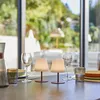 Image de 2 lampe de table sans fil twins h16cm
