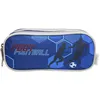 Image de Trousse scolaire 2 compartiments phileas football bleue bagtrotter