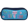 Image de Trousse scolaire 2 compartiments lili lou chat bleue bagtrotter