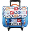 Image de Bagtrotter cartable à roulettes 38 cm phileas bleu skateur