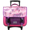 Image de Bagtrotter cartable à roulettes 38 cm phileas rose zèbre