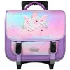 Image de Bagtrotter cartable à roulettes 38 cm phileas violet licorne