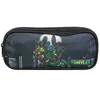 Image de Bagtrotter trousse scolaire 2 compartiments tortues ninja noire