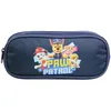 Image de Bagtrotter trousse scolaire 2 compartiments pat'patrouille bleue