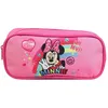 Image de Bagtrotter trousse scolaire rectangulaire disney minnie rose arc en ciel