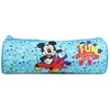 Image de Bagtrotter trousse scolaire ronde disney mickey bleue