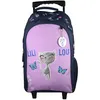 Image de Bagtrotter sac à dos à roulettes lili lou violet