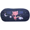 Image de Bagtrotter trousse scolaire rectangulaire lili lou bleu