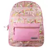 Image de Bagtrotter - offshore - sac à dos scolaire - rose - palmiers - 1 compartiment