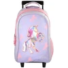 Image de Sac à dos cybel à roulettes violet 2 compartiments bagtrotter primaire