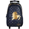 Image de Sac à dos cybel à roulettes marine 2 compartiments bagtrotter primaire