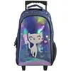Image de Sac à dos lili lou à roulettes marine 2 compartiments bagtrotter primaire