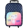 Image de Sac à dos lili lou à roulettes marine 1 compartiment maternelle