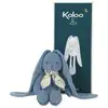 Image de Doudou pantin lapin bleu 25cm