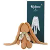 Image de Doudou pantin lapin abricot 25cm