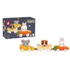Image de La ferme familiers magnetiques-jouet d eveil-3 vehicules + 3 animaux