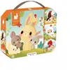 Image de Coffret 4 puzzles évolutifs animaux de la ferme difficulté croissante dès 2 ans