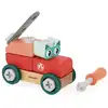 Image de Voiture en bois à bricoler chat - brico kids