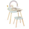 Image de Coiffeuse en bois et accessoires licorne