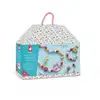 Image de 4 bijoux en bois a creer - flower garden