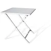 Image de Table de jardin carrée pliante en aluminium