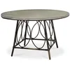 Image de Table de jardin ronde 4 places en aluminium