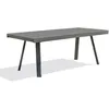 Image de Table de jardin 12 places en aluminium - gris anthracite