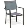 Image de Fauteuil de jardin empilable alu et toile plastifiéee