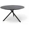 Image de Table de jardin ronde en aluminium - gris anthracite