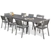 Image de Ensemble repas de jardin 8 places en aluminium