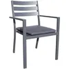 Image de Fauteuil de jardin empilable en aluminium