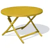 Image de Table de jardin ronde pliante en aluminium