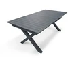 Image de Table de jardin en aluminium - gris anthracite