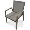 Image de Fauteuil de jardin empilable en aluminium