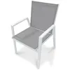 Image de Fauteuil de jardin empilable en aluminium