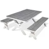 Image de Table de jardin en aluminium et plateau hpl