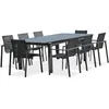 Image de Ensemble repas de jardin 8 places en aluminium