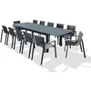 Image de Ensemble repas de jardin 12 places en aluminium
