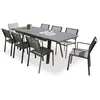 Image de Ensemble repas de jardin 8 places en aluminium