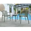 Image de Lot de 2 fauteuils de jardin empilables en polypropylène - vert olive