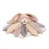 Image de Doudou lapin pétales taupe 28 cm