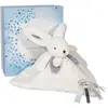 Image de Happy glossy doudou pompon blanc