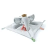 Image de Doudou plat éléphant gris 25 cm