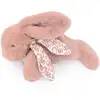 Image de Peluche lapin rose poudré 25 cm