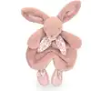 Image de Doudou lapin rose poudré 29 cm