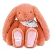 Image de Lapin fleurette - terracotta 35 cm