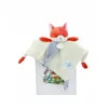 Image de Doudou plat renard romarin - 27 cm