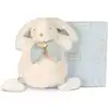 Image de Doudou lapin bonbon bleu gris (25 cm)