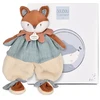 Image de Doudou plat renard timo sensoriel 29cm