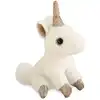 Image de Porte-clés peluche licorne or